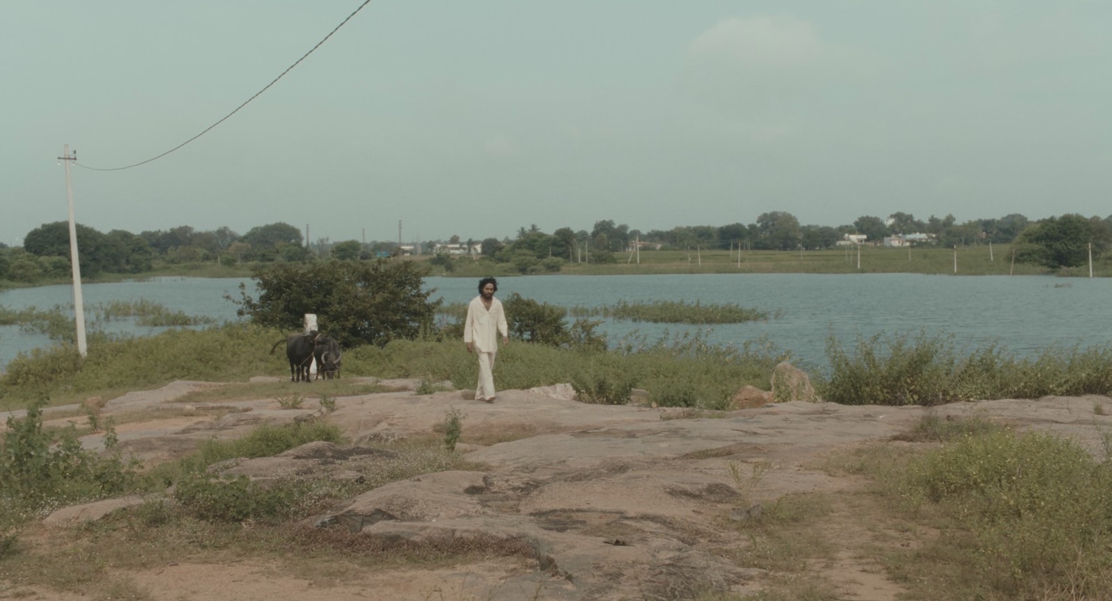 Shankar on the other side of the dam